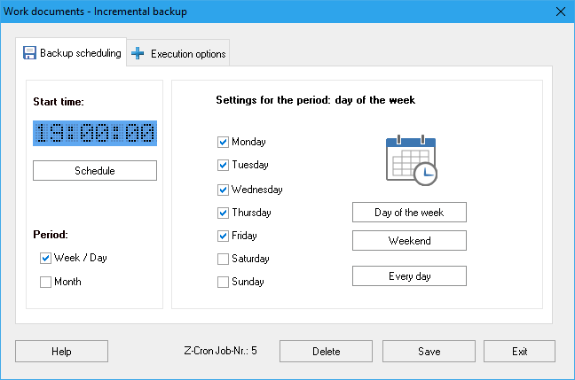 Z-Cron Task creation