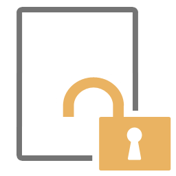 Document Unlock Icon