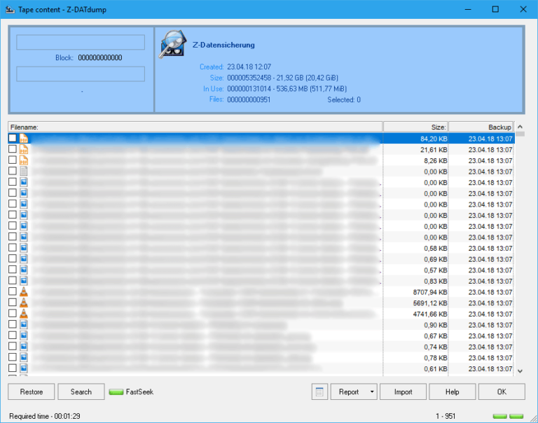 Tape Backup Software for Professional Backups ZDBackup