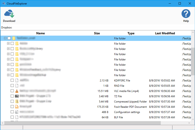 Z-CloudBackup Explorer