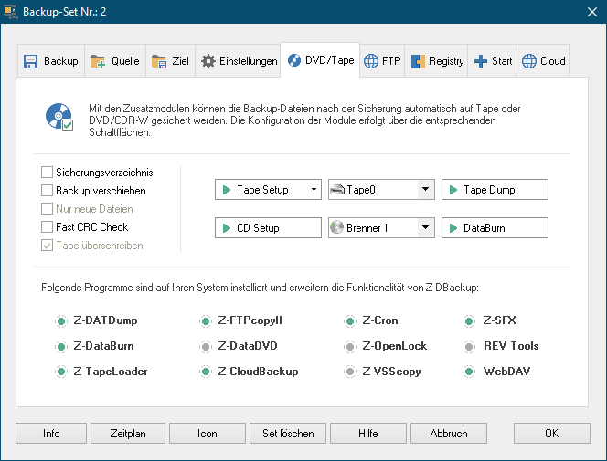 Z-DBackup Screenshot 6